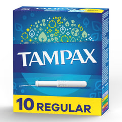Tampax Cardboard Tampons Regular Absorbency Anti-Slip Grip 10ct (24 Pack) - Personal Care > Feminine