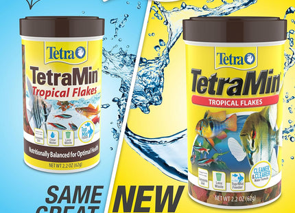 TetraMin Tropical Flakes Color Enhancing Fish Food Diet Balance 7.06oz (2 Pack) - Pet Supplies >