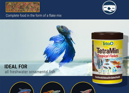 TetraMin Tropical Flakes Color Enhancing Fish Food Diet Balance 7.06oz (4 Pack) - Pet Supplies >