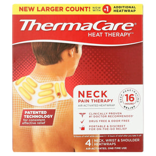 ThermaCare Shoulder Writst Neck & Back Pain Relief Heat Wraps 4ct (3 Pack) - Health Care > First Aid Cold Hot Packs