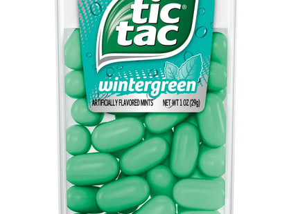 Tic Tac Fresh Breath Mints Wintergreen Flavored Hard Candy 1oz (3 Pack) - Food & Beverages > Sweets Chocolate Gums
