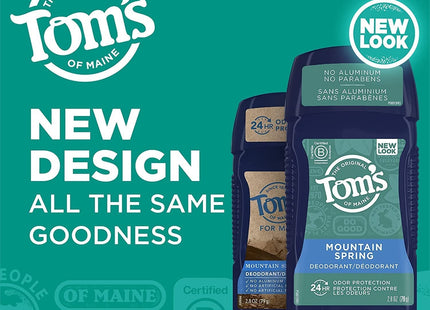 Tom’s of Maine Long-Lasting Natural Deodorant Mountain Spring 2.8oz (3 Pack) - Personal Care > Bath & Body