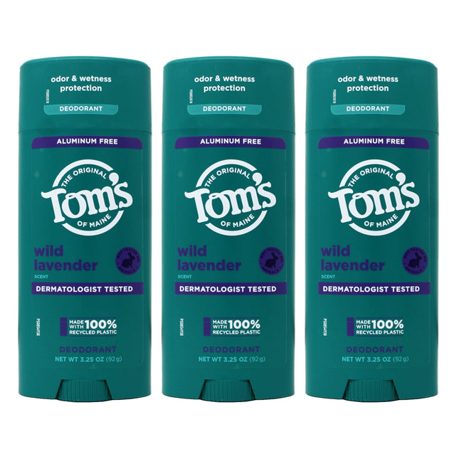 Tom’s of Maine Natural Deodorant Wild Lavender Clear Application 3.25oz (3 Pack) - Personal Care > Bath & Body