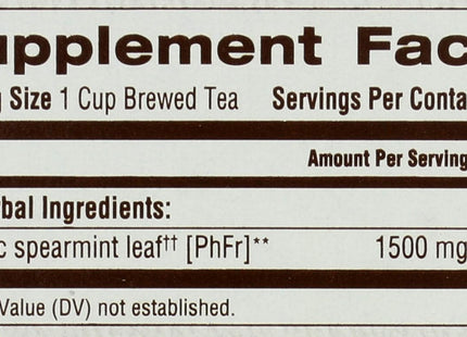 Traditional Medicinals Caffeine Free Herbal Organic Spearmint 16ct - Food & Beverages > Non-Alcoholic Drinks Infusions