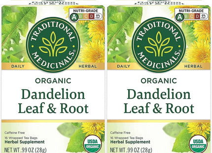 Traditional Medicinals Herbal Organic Dandelion Leaf and Root 16ct (12 Pack) - Food & Beverages > Non-Alcoholic Drinks