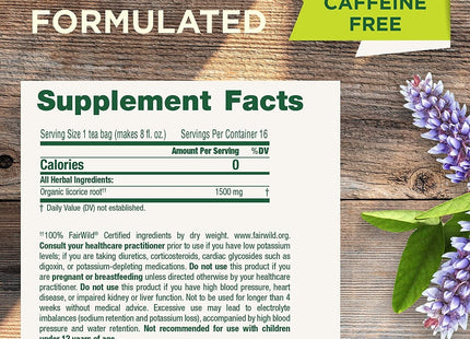 Traditional Medicinals Herbal Organic Licorice Root 16ct (2 Pack) - Food & Beverages > Non-Alcoholic Drinks Infusions