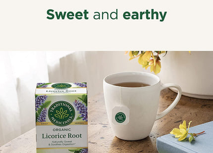 Traditional Medicinals Herbal Organic Licorice Root 16ct (4 Pack) - Food & Beverages > Non-Alcoholic Drinks Infusions