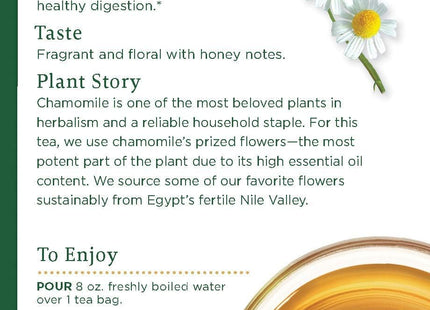 Traditional Medicinals Organic Chamomile Herbal Caffeine Free 16ct - Food & Beverages > Non-Alcoholic Drinks Infusions