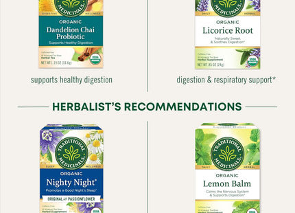 Traditional Medicinals Organic Chamomile Herbal Caffeine Free 16ct (6 Pack) - Food & Beverages > Non-Alcoholic Drinks