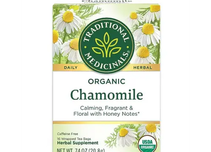 traditional medicinals chamomile tea bags, 16 count
