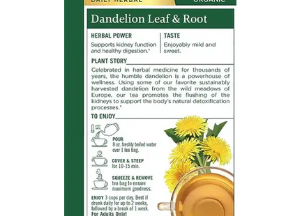 dandel tea and root tea