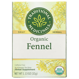 Traditional Medicinals Organic Herbal Fennel 16 Bags - Food & Beverages > Non-Alcoholic Drinks Infusions