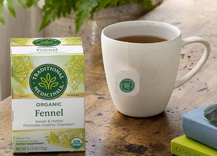 Traditional Medicinals Organic Herbal Fennel 16 Bags - Food & Beverages > Non-Alcoholic Drinks Infusions