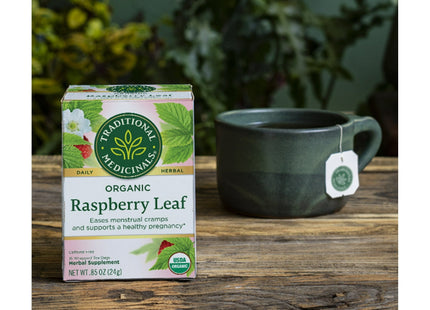 Traditional Medicinals Organic Raspberry Leaf Bags 16ct (6 Pack) - Food & Beverages > Non-Alcoholic Drinks Infusions