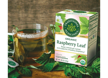 Traditional Medicinals Organic Raspberry Leaf Bags 16ct (6 Pack) - Food & Beverages > Non-Alcoholic Drinks Infusions