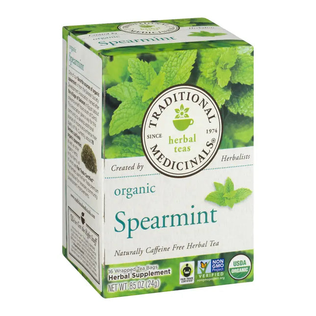 traditional medicinals organic spearmin tea