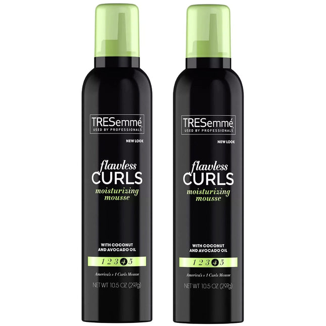 TRESemme Curl Care Flawless Curls HairStyling Mousse Extra Hold 10.5oz (2 Pack) - Personal > Hair & Styling Products