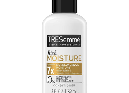 TRESemme Rich Moisture Hair Conditioner With VitaminE Travel Size 3oz (2 Pack) - Personal Care > & Styling Shampoo