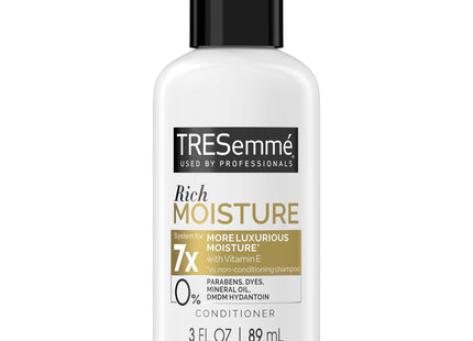 TRESemme Rich Moisture Hair Conditioner With VitaminE Travel Size 3oz (3 Pack) - Personal Care > & Styling Shampoo
