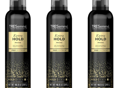 TRESemme Tres Extra Hold Firm Control Hair Mousse 10.5 oz (3 Pack) - Personal Care > & Styling Products