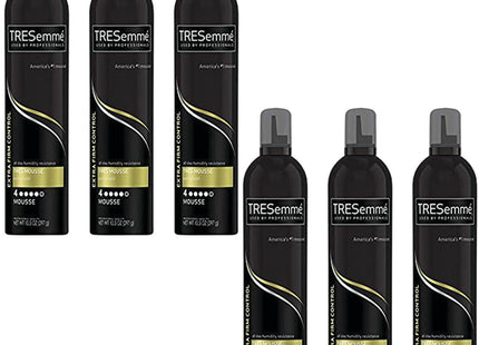 TRESemme Tres Extra Hold Firm Control Hair Mousse 10.5 oz (6 Pack) - Personal Care > & Styling Products