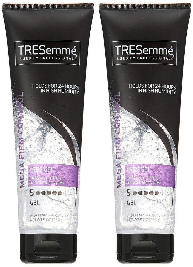 TRESemme Tres Two Mega Frizz Control Hair Styling Gel Unisex 9oz (2 Pack) - Personal Care > & Products