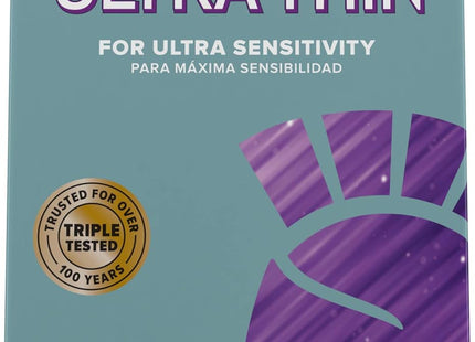 Trojan Ultra Thin For Sensitivity Lubricated Condoms 12ct (10 Pack) - Health Care > Sexual Wellness & Contraceptives