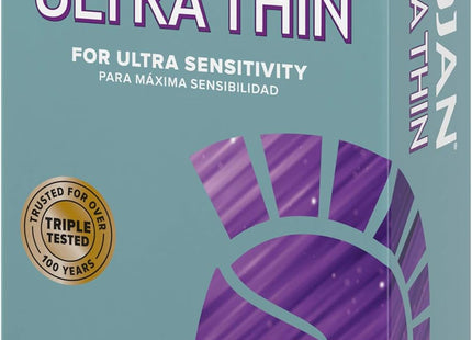 Trojan Ultra Thin For Sensitivity Lubricated Condoms 12ct (10 Pack) - Health Care > Sexual Wellness & Contraceptives