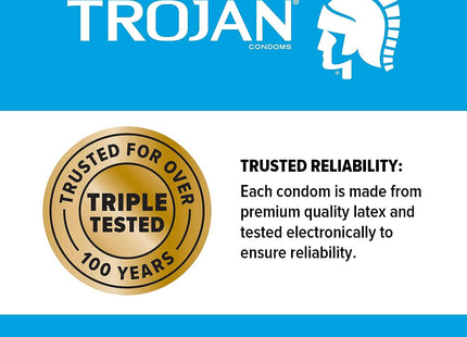 Trojan Ultra Thin For Sensitivity Lubricated Condoms 12ct (10 Pack) - Health Care > Sexual Wellness & Contraceptives