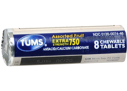 TUMS Extra Strength Assorted Berries Antacid Chewable Tablets 8ct - Health Care > Vitamins & Lifestyle Supplements