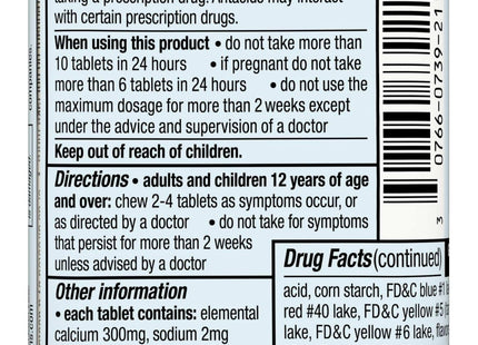 TUMS Extra Strength Assorted Berries Antacid Chewable Tablets 8ct - Health Care > Vitamins & Lifestyle Supplements