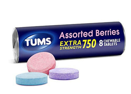TUMS Extra Strength Assorted Berries Antacid Chewable Tablets 8ct - Health Care > Vitamins & Lifestyle Supplements