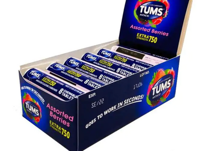 TUMS Extra Strength Assorted Berries Antacid Chewable Tablets 8ct - Health Care > Vitamins & Lifestyle Supplements