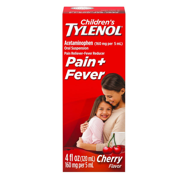 Tylenol Childrens Pain & Fever Oral Suspension Cherry Blast Flavor 4oz (3 Pack) - Health Care > Over-the-Counter