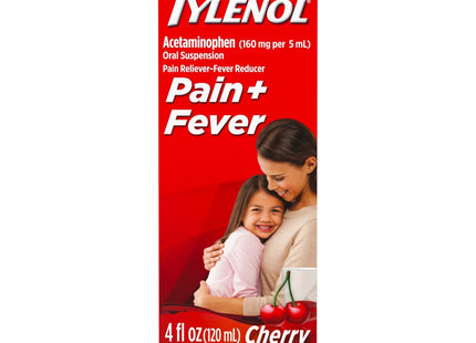 Tylenol Childrens Pain & Fever Oral Suspension Cherry Blast Flavor 4oz (12 Pack) - Health Care > Over-the-Counter