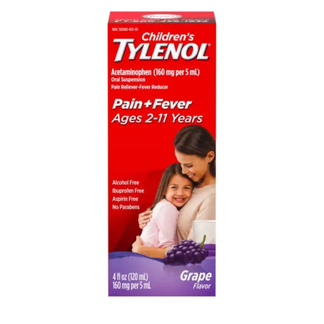 tylenol children’s cough syrup grape flavor