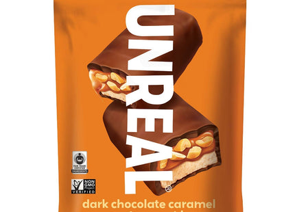 Unreal Dark Chocolate Caramel Peanut Nougat Bar Non-gmo Candy 3.4oz - Food & Beverages > Sweets Assortments