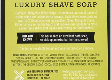 Van Der Hagen Scented Luxury Soften Cocoa Butter Shave Soap 3.5oz (4 Pack) - Personal Care > Shaving & Grooming Creams