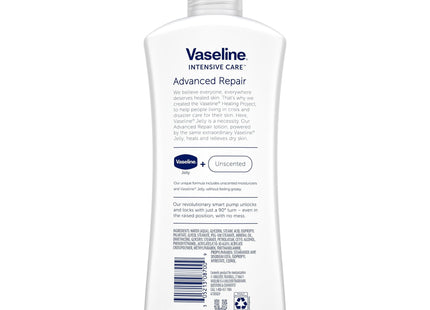 Vaseline Intensive Care Advanced Repair Moisture Lotion Unscented 20.3oz (7 Pack) - Personal > Skin & Moisturizer