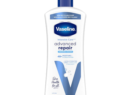 Vaseline Intensive Care Advanced Repair Moisture Lotion Unscented 20.3oz (24 Pack) - Personal > Skin & Moisturizer