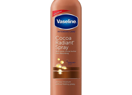 Vaseline Intensive Care Radiant Spray Moisturizer Cocoa Butter 6.5oz (3 Pack) - Personal > Skin Lotion &