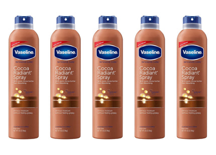 Vaseline Intensive Care Radiant Spray Moisturizer Cocoa Butter 6.5oz (8 Pack) - Personal > Skin Lotion &