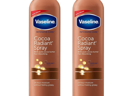 Vaseline Intensive Care Radiant Spray Moisturizer Cocoa Butter 6.5oz (2 Pack) - Personal > Skin Lotion &
