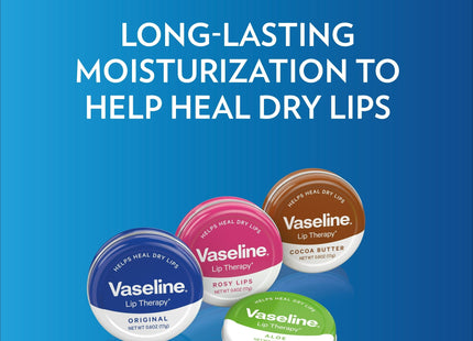 Vaseline Lip Therapy Rosy Lips Balm Original Tin 0.6oz (12 Pack) - Personal Care > Skin Balms & Treatments