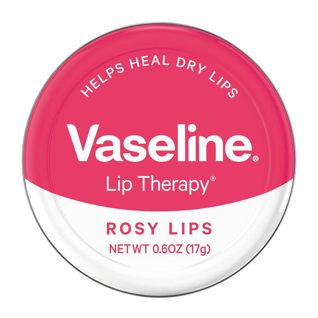 Vaseline Lip Therapy Rosy Lips Balm Original Tin 0.6oz (12 Pack) - Personal Care > Skin Balms & Treatments