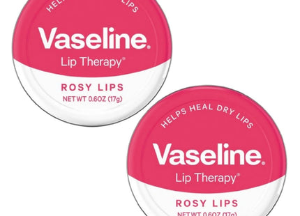 Vaseline Lip Therapy Rosy Lips Balm Original Tin 0.6oz (2 Pack) - Personal Care > Skin Balms & Treatments