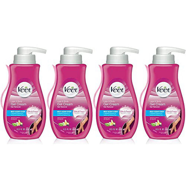 Veet Aloe Vera Legs & Body Hair Remover Cream Sensitive Formula 13.5oz (4 Pack) - Personal Care > Shaving Grooming