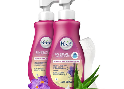 Veet Aloe Vera Legs & Body Hair Remover Cream Sensitive Formula 13.5oz (3 Pack) - Personal Care > Shaving Grooming