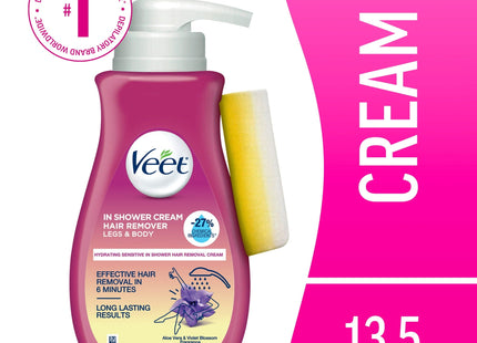 Veet Body Hair Remover Cream In-Shower Sensitive Skin 13.5oz - Personal Care > Shaving & Grooming Removal Creams Sprays