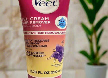 Veet Fast Acting Leg-Body Hair Remover Gel Cream Sensitive Skin 6.78oz (12 Pack) - Personal Care > Shaving & Grooming